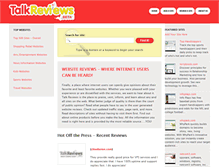 Tablet Screenshot of help.talkreviews.com